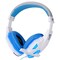 Gaming Headset Over Ear Led Light Mic 40Mm Stereo Bass 3.5Mm Usb Cord Black Blue